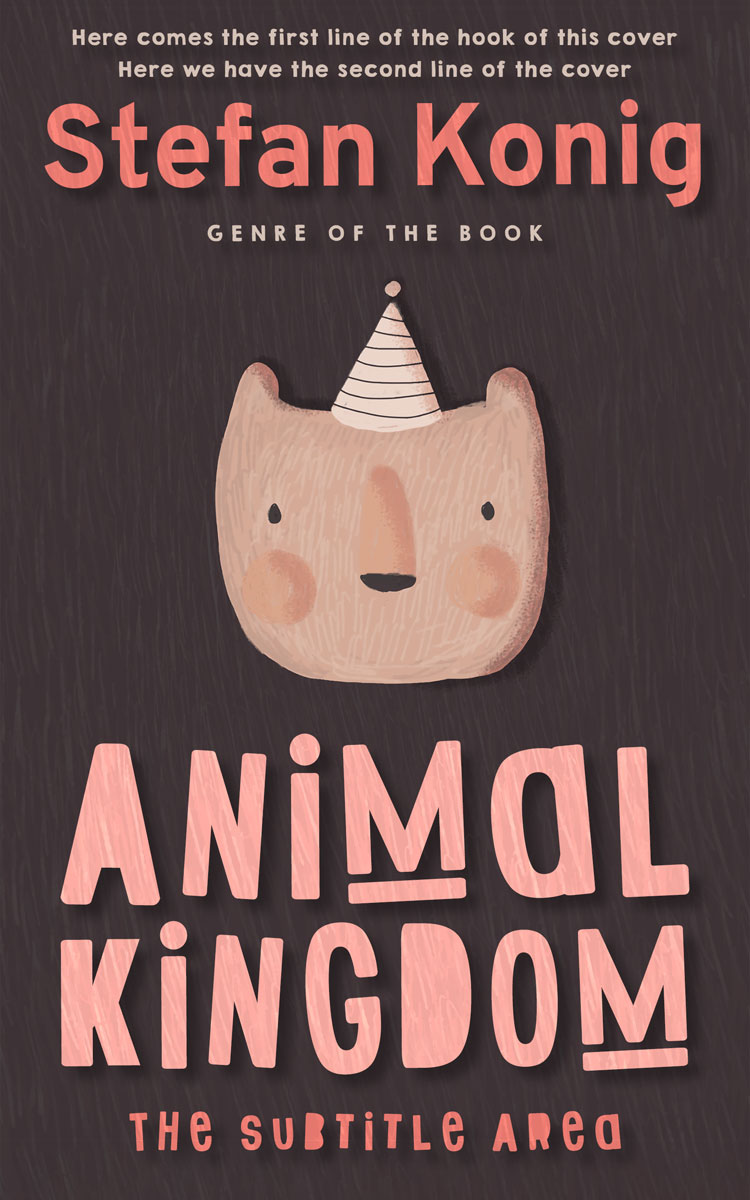 2D view of Tonys Pink #13111 - Premade Abstract Book Cover