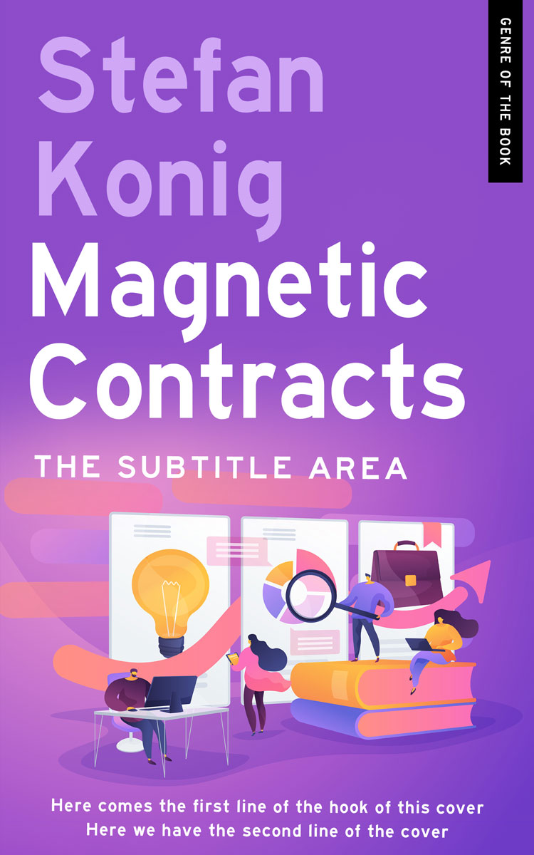 2D view of Amethyst #13145 - Premade Business Book Cover