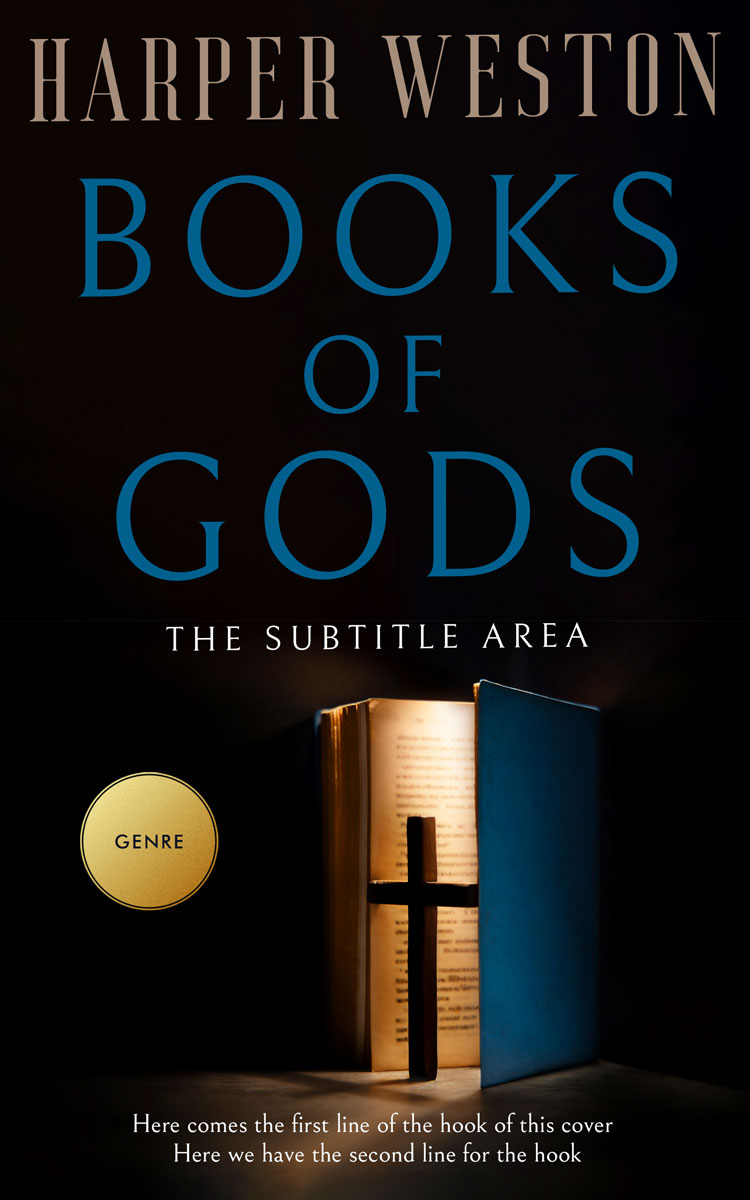 2D view of Cod Gray #13176 - Premade Religion & Spirituality Book Cover