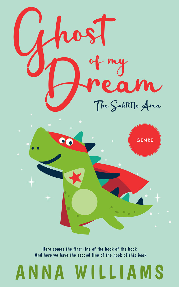 2D view of Edgewater #13202 - Premade Children's Book Cover