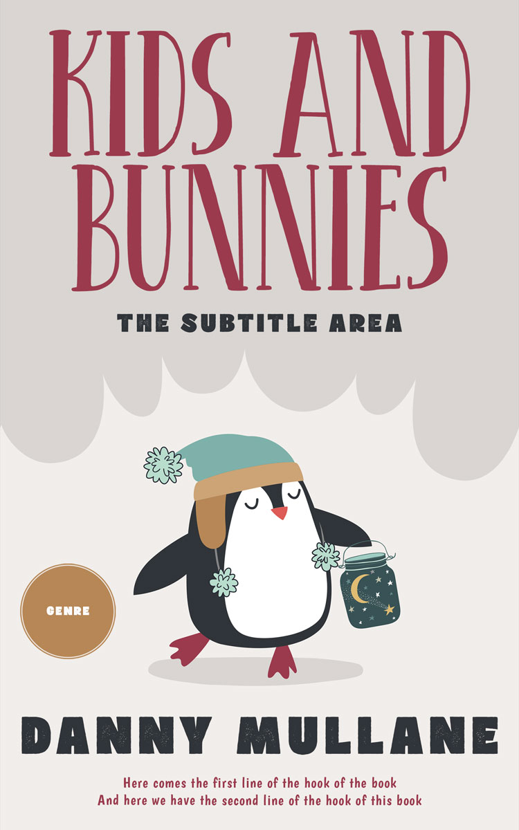 2D view of Premade Children's Book Cover - Ebb