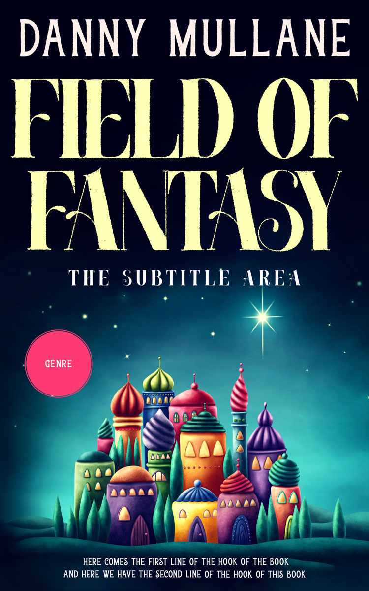 2D view of Premade Fantasy Book Cover - Pancho