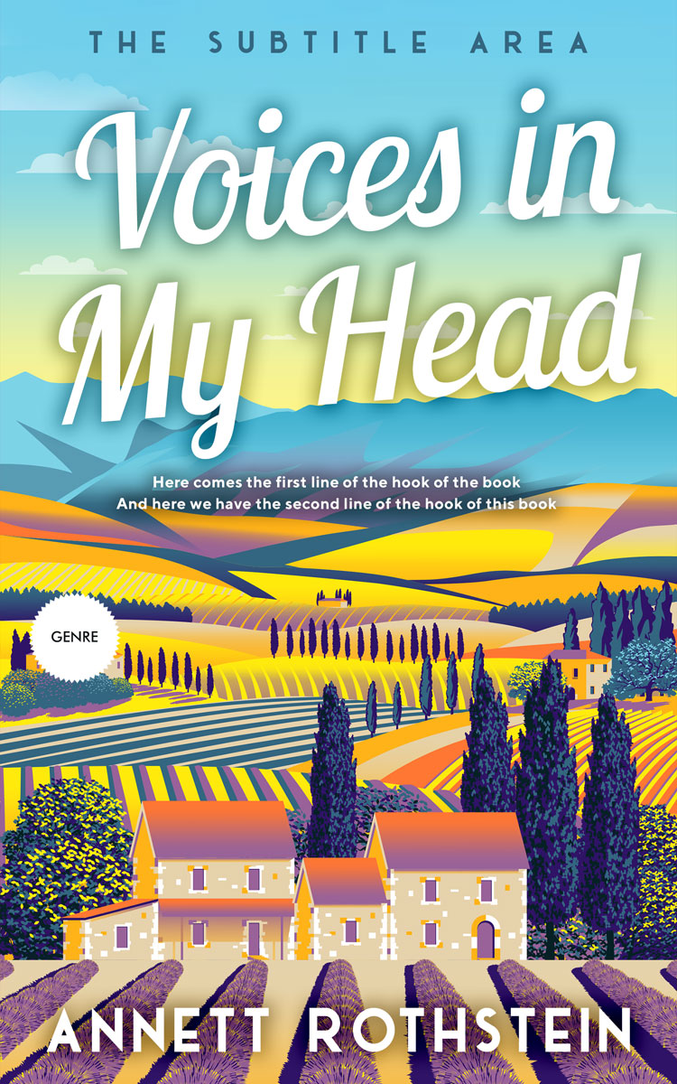 2D view of Premade Literary Fiction Book Cover - Gulf Stream