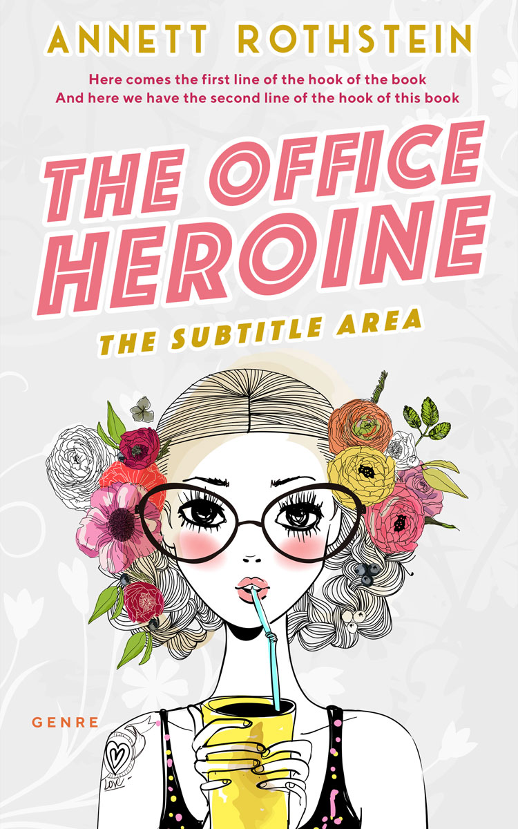 2D view of Soft Peach #13247 - Premade Chick Lit Book Cover