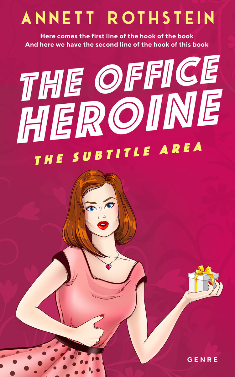 2D view of Premade Erotica Book Cover - Maroon Flush