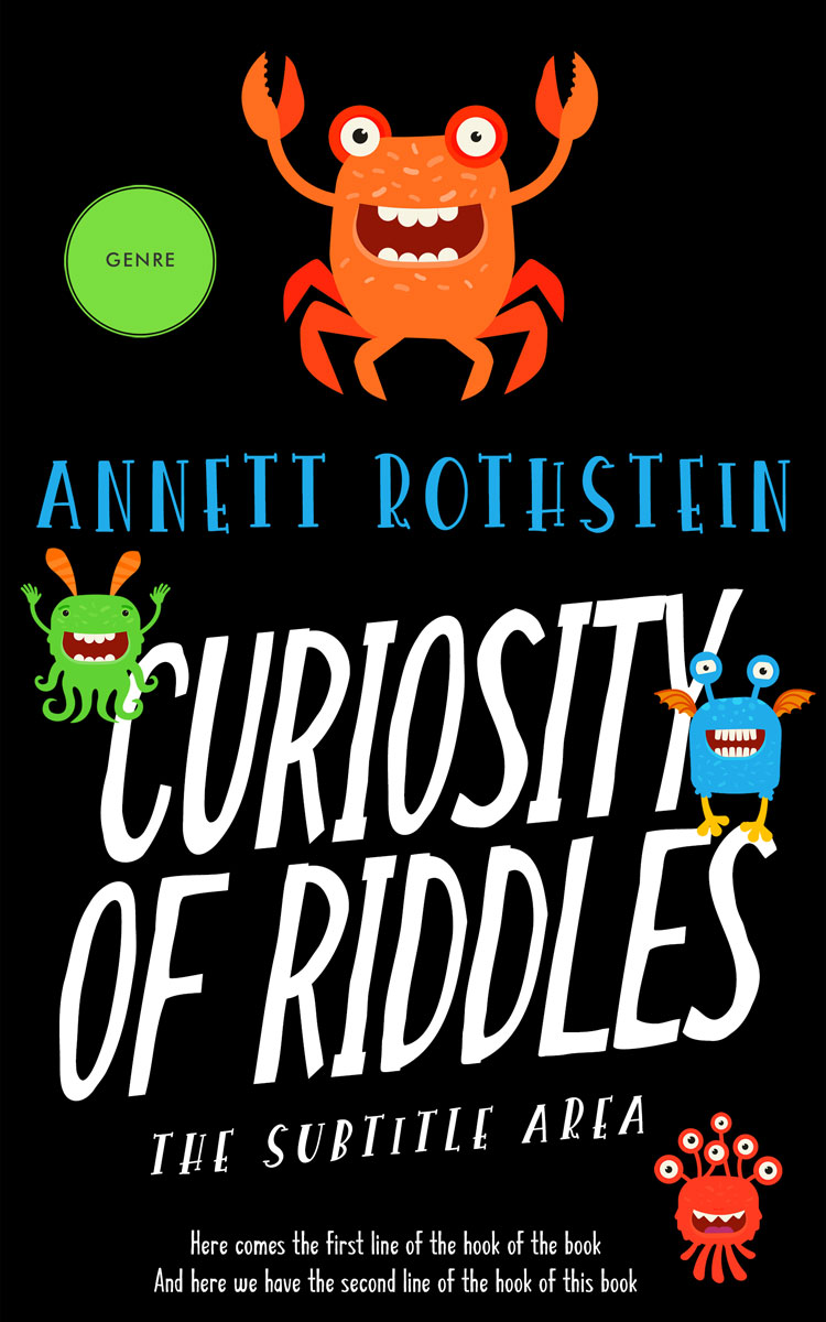 2D view of Black #13252 - Premade Fantasy Book Cover | BookCoverZone