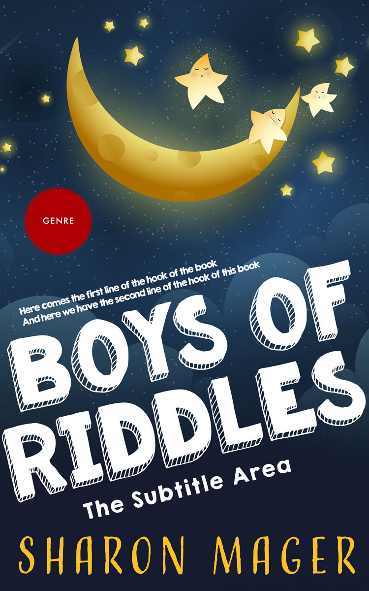 2D view of Premade Children's Book Cover - Cloud Burst