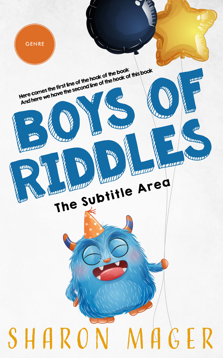 2D view of Black Haze #13265 - Premade Teen & Young Adult Book Cover