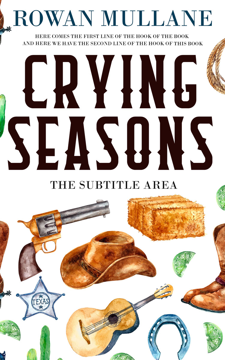 2D view of Gondola #13289 - Premade Action & Adventure Book Cover