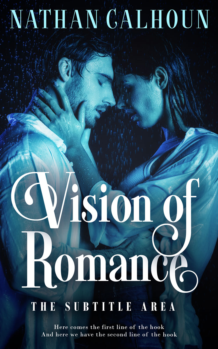 2D view of Ebony #13313 - Premade Erotica Book Cover