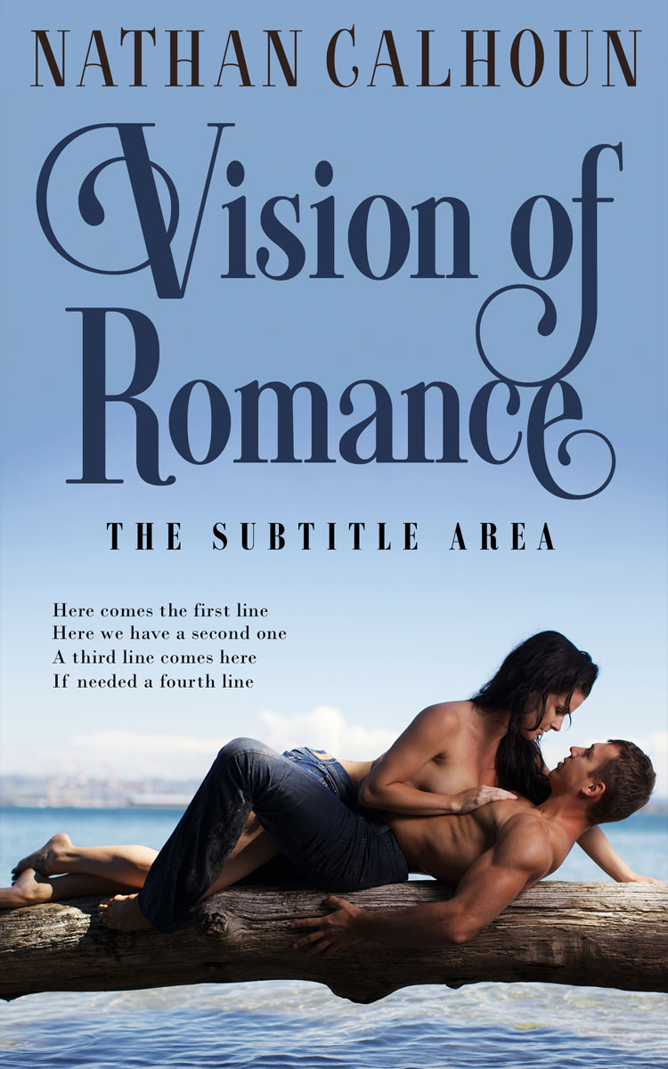 2D view of Premade Erotica Book Cover - Polo Blue