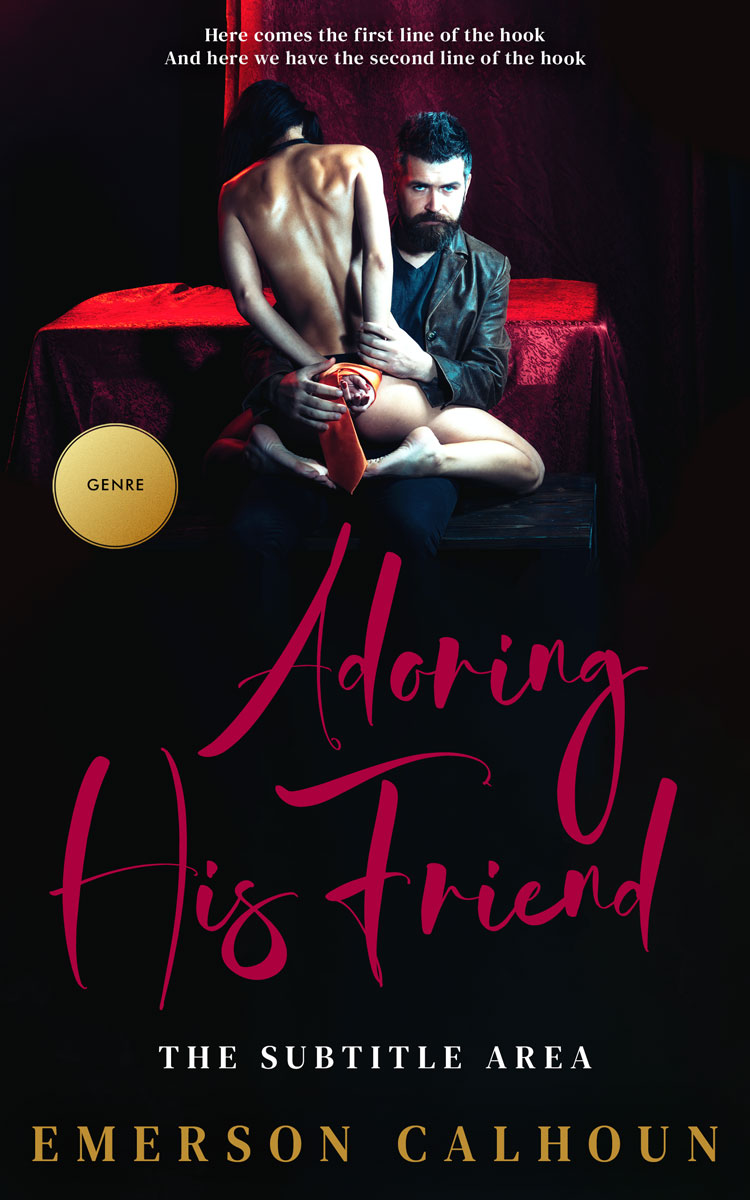 2D view of Premade Erotica Book Cover - Woodsmoke