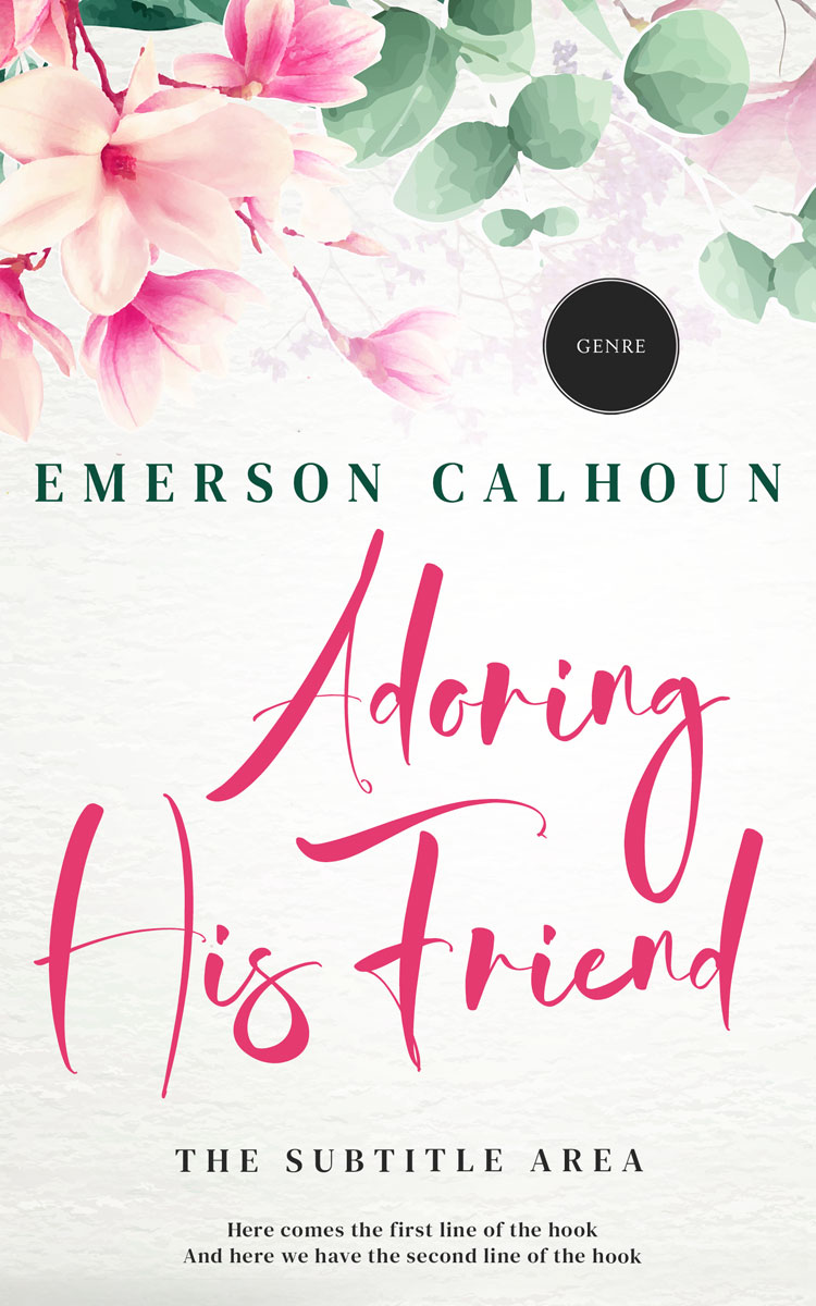 2D view of Premade Romance Book Cover - Pampas