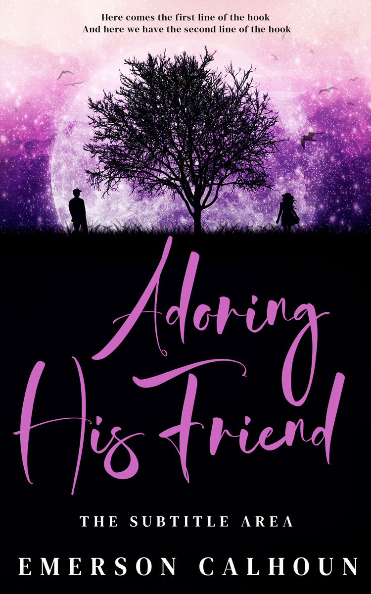 2D view of Melanie #13394 - Premade Romance Book Cover