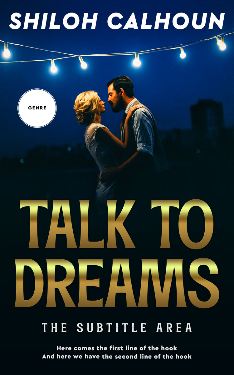 2D view of Black Pearl #13448 - Premade Romance Book Cover