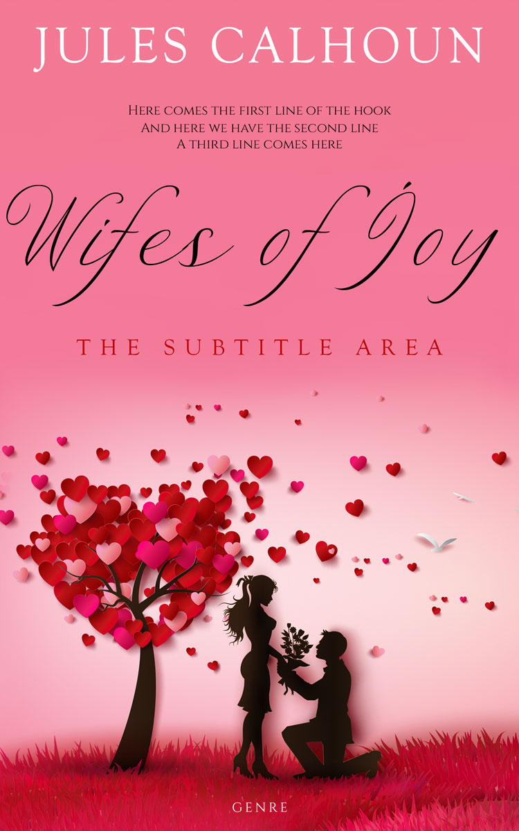 2D view of Premade Romance Book Cover - Mauvelous