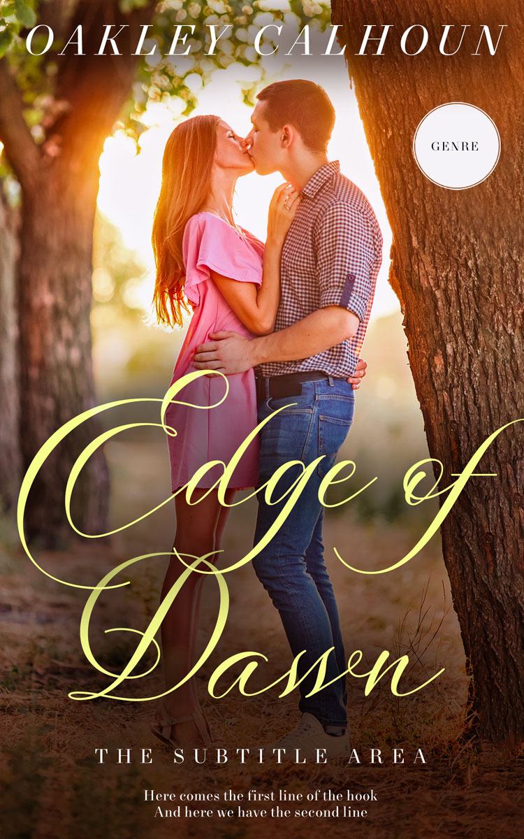 2D view of Saddle #13468 - Premade Romance Book Cover