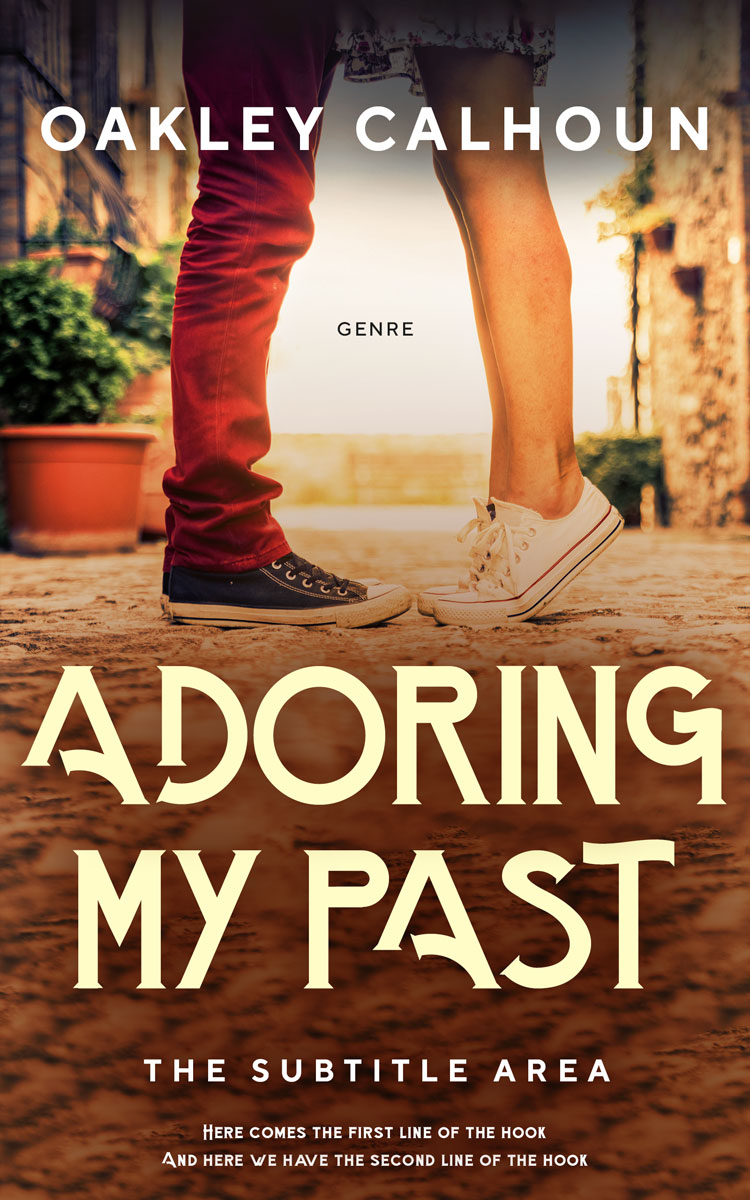 2D view of Metallic Bronze #13474 - Premade Romance Book Cover