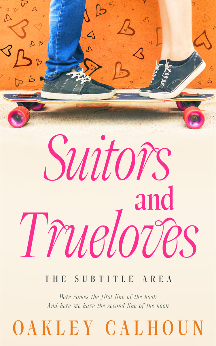 2D view of Linen #13487 - Premade Romance Book Cover