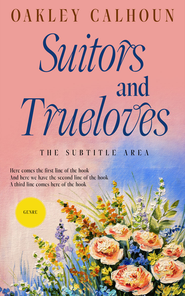 2D view of Premade Poetry Book Cover - Careys Pink