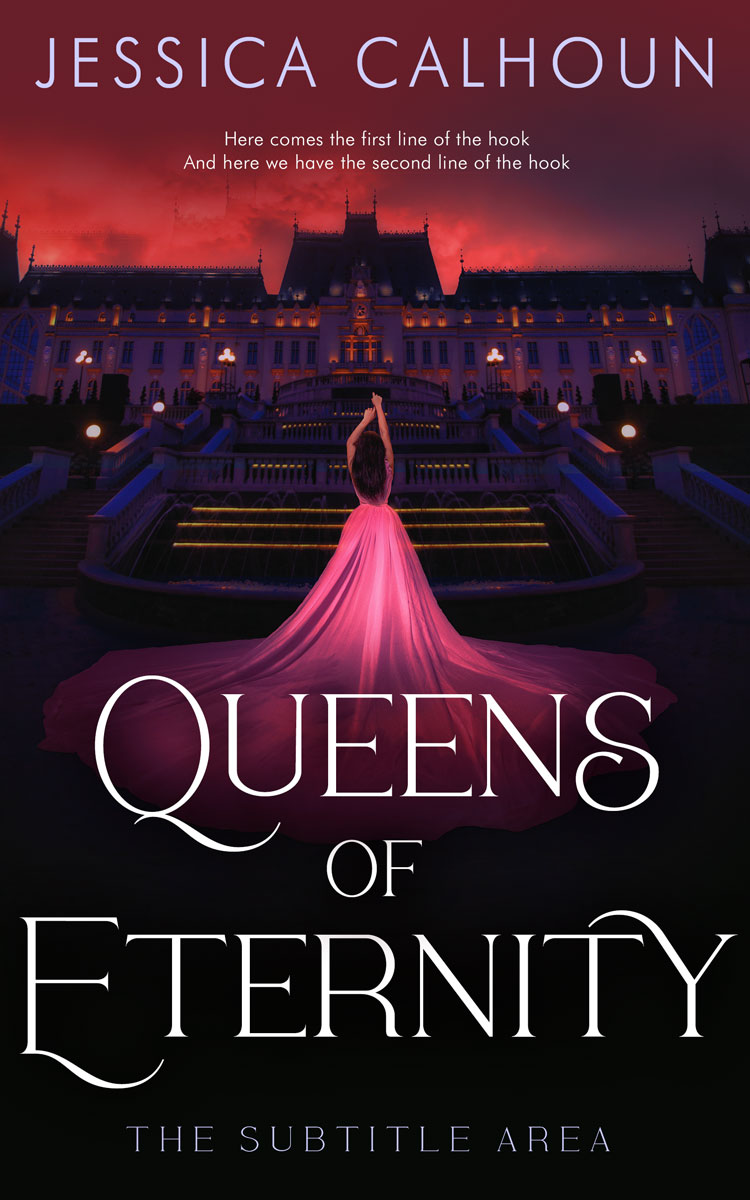 2D view of Premade Fantasy Book Cover - Cinder