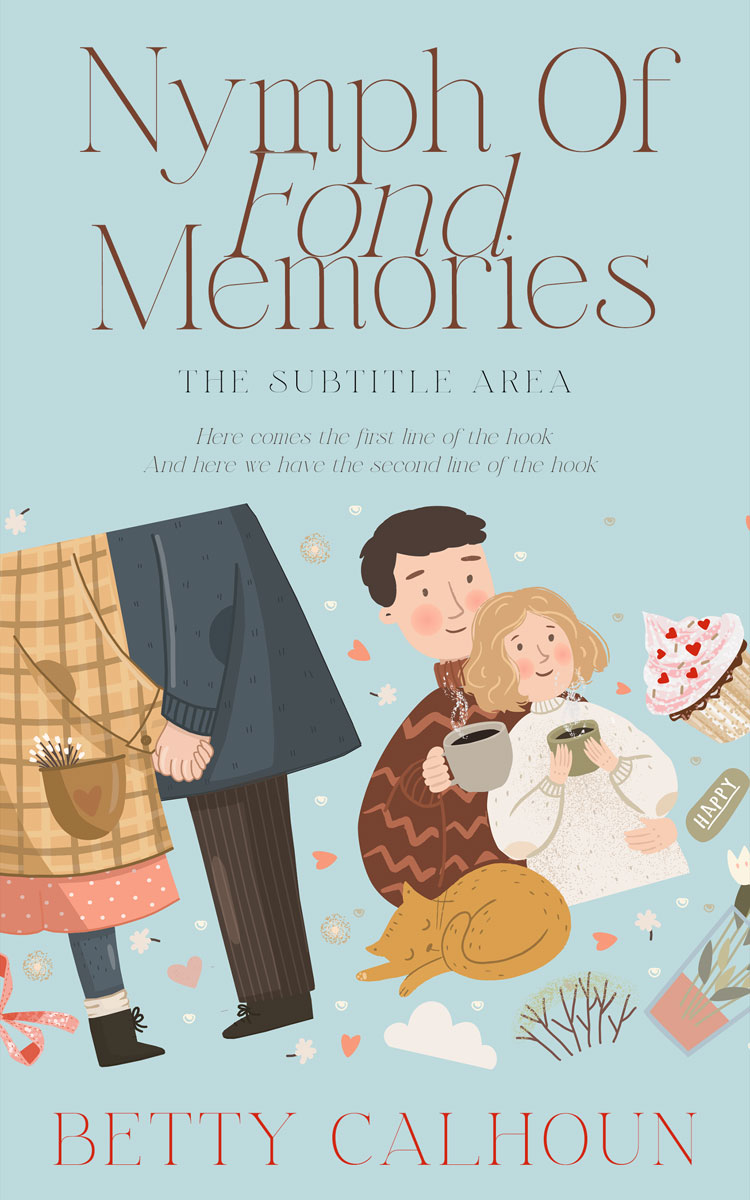 2D view of Premade Romance Book Cover - Nebula