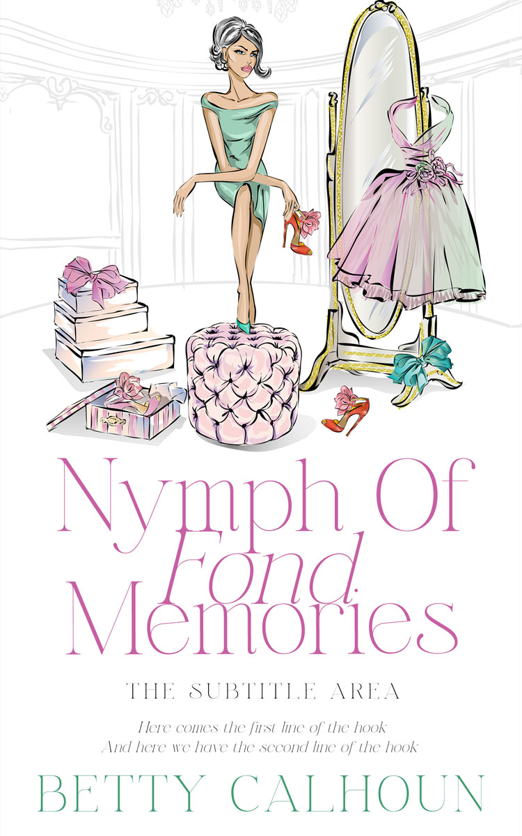 2D view of Premade Literary Fiction Book Cover - Ebb