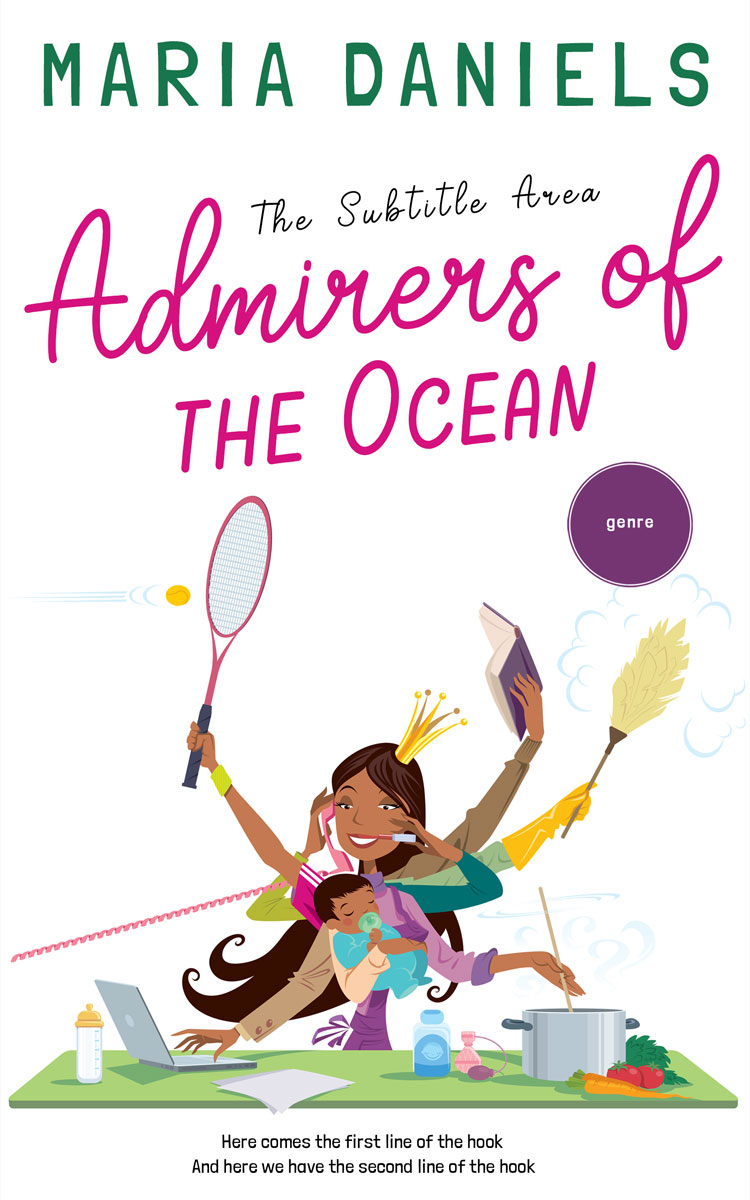 2D view of Periglacial Blue #13539 - Premade Chick Lit Book Cover