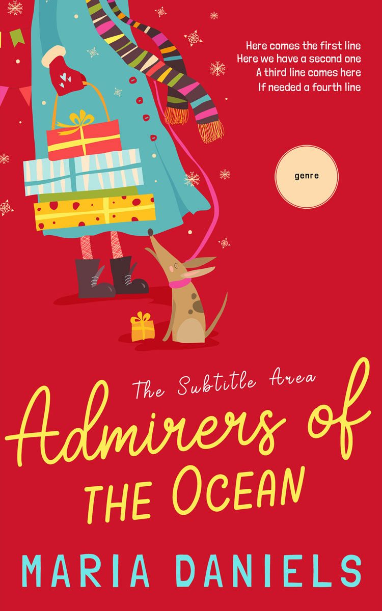 2D view of Crimson #13543 - Premade Chick Lit Book Cover