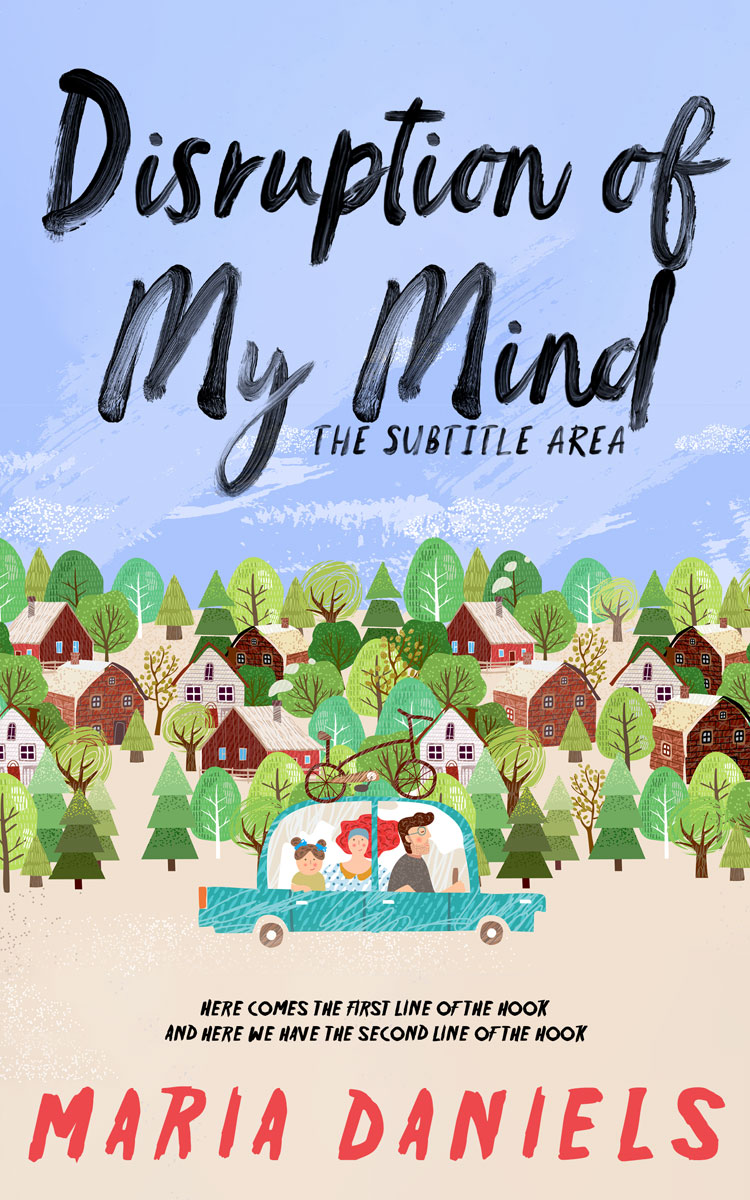 2D view of Geyser #13544 - Premade Travel Book Cover