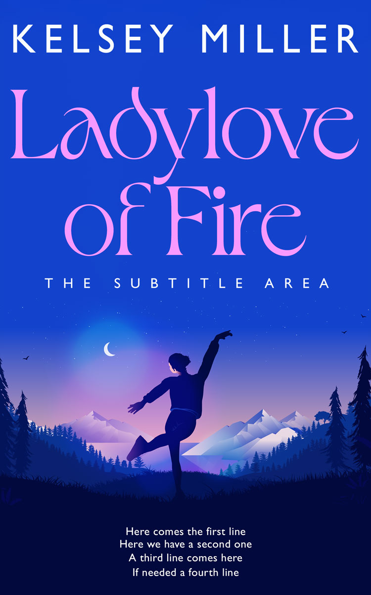 2D view of Persian Blue #13573 - Premade Travel Book Cover | BookCoverZone