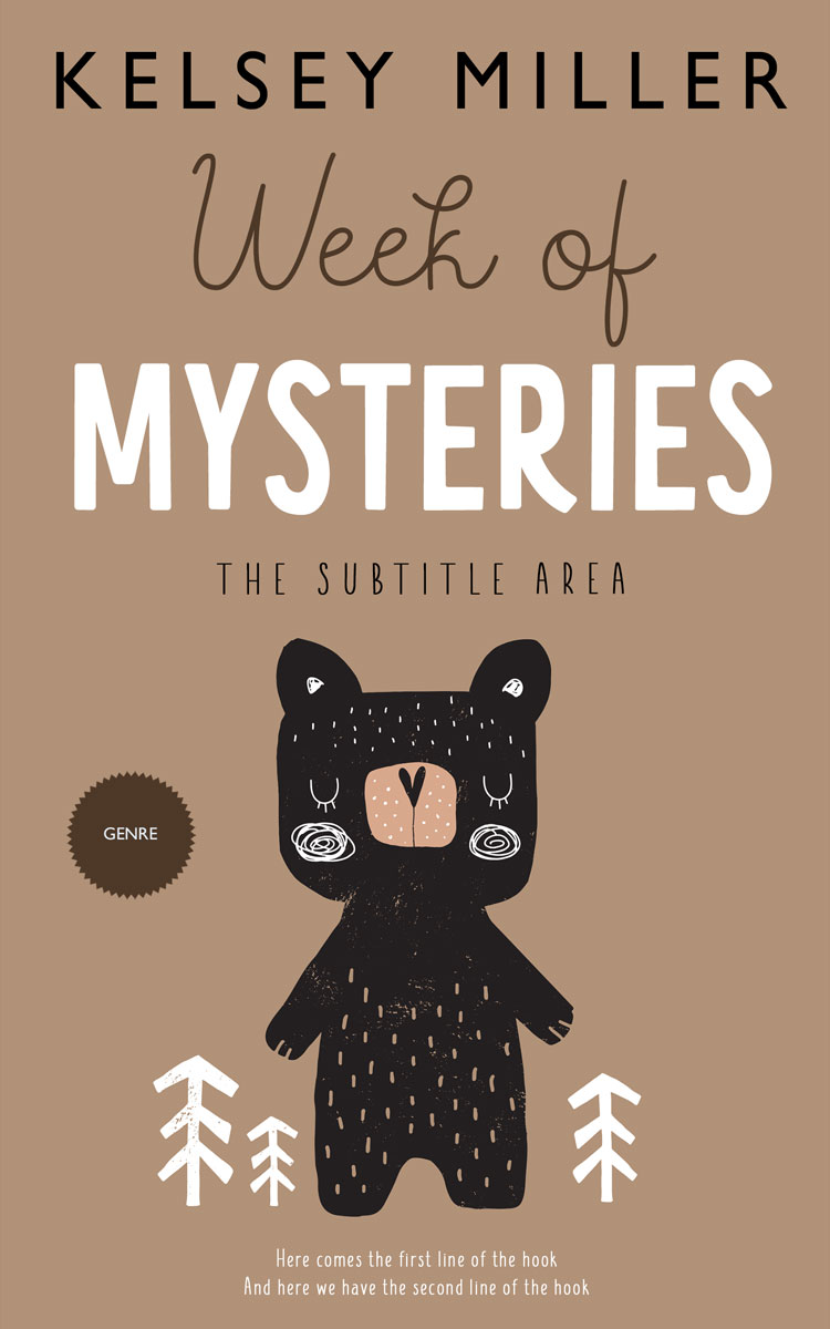 2D view of Sandrift #13590 - Premade Children's Book Cover