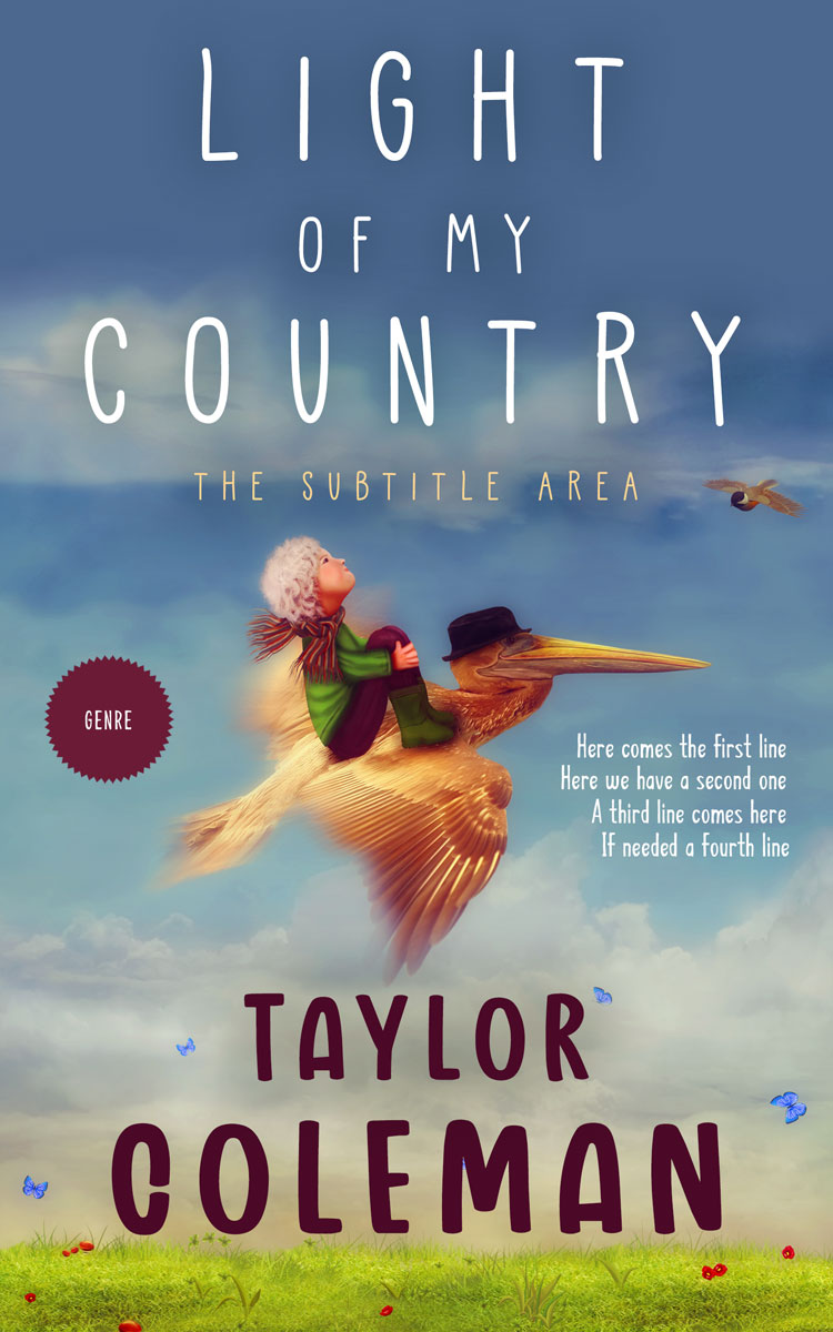 2D view of Lynch #13628 - Premade Fantasy Book Cover