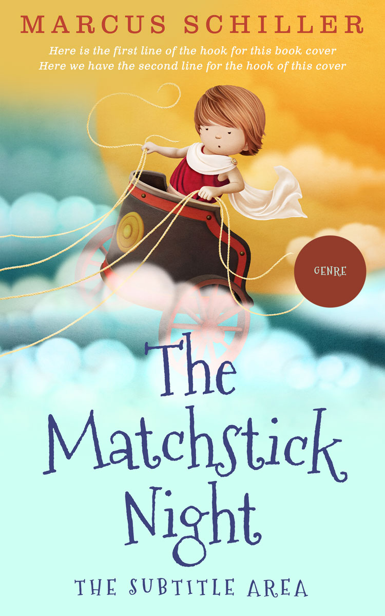 2D view of Premade Teen & Young Adult Book Cover - Iceberg