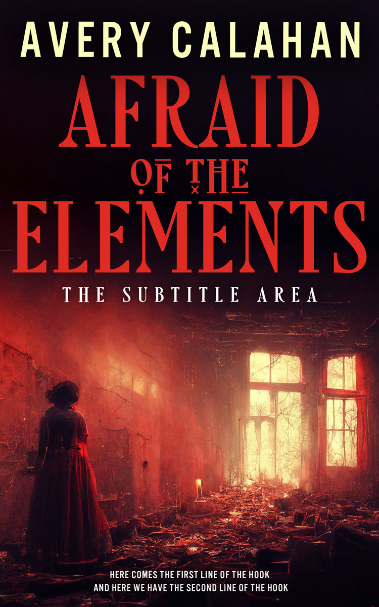 2D view of Coffee Bean #13714 - Premade Horror Book Cover