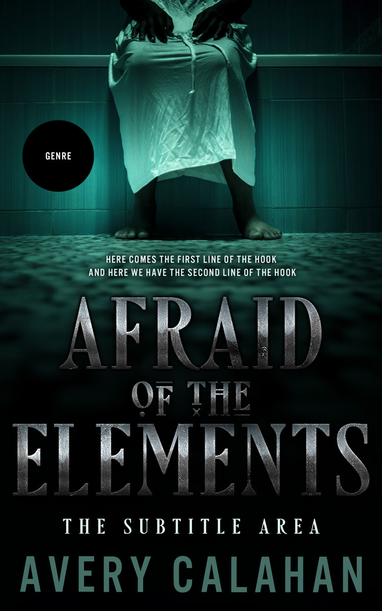 2D view of Black Bean #13720 - Premade Horror Book Cover