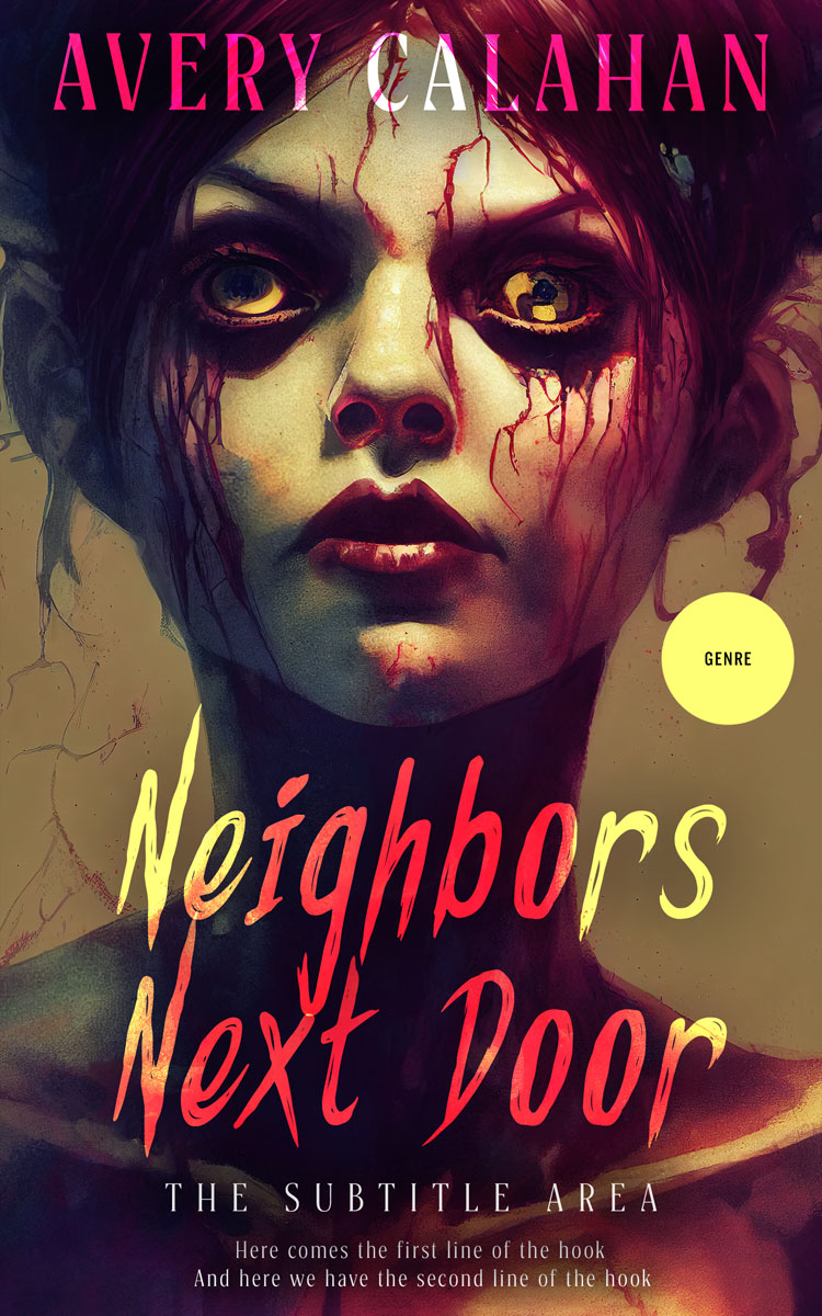 2D view of Tamarind #13726 - Premade Horror Book Cover