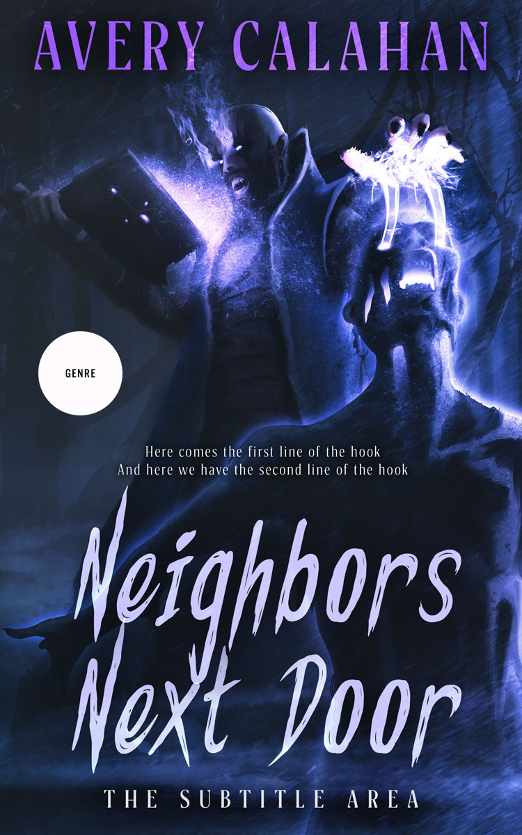 2D view of Mirage #13727 - Premade Horror Book Cover