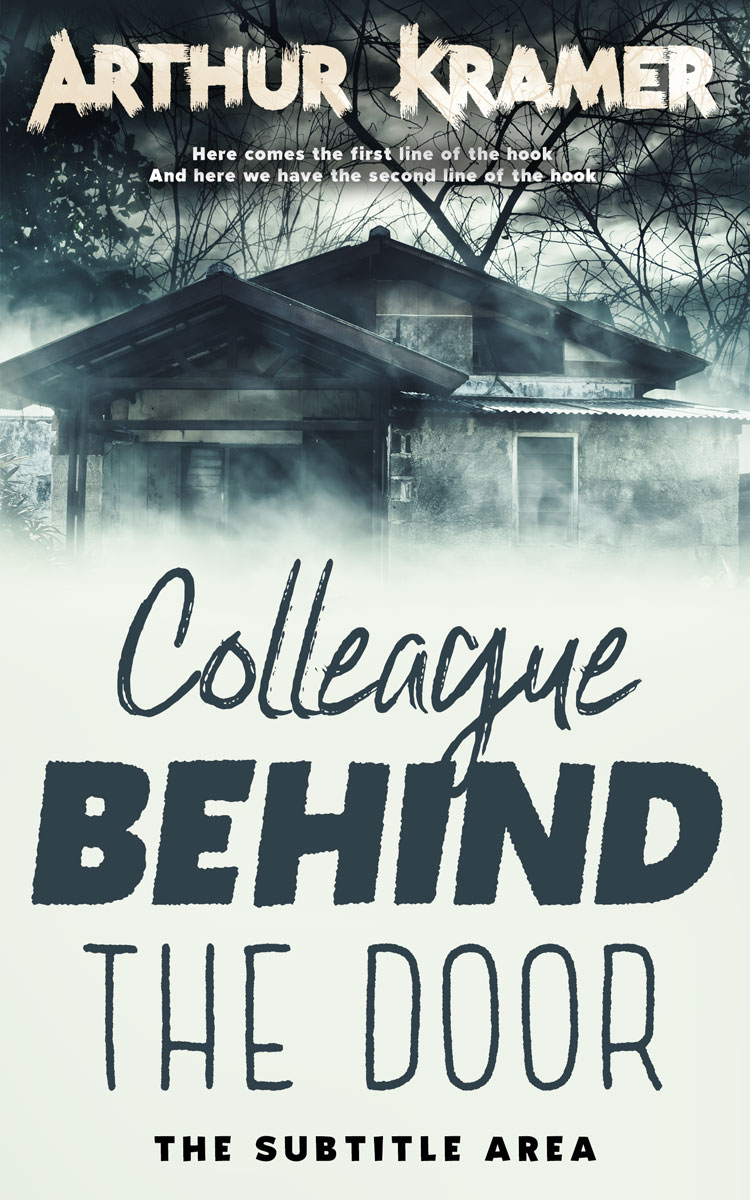 2D view of Outer Space #13748 - Premade Horror Book Cover