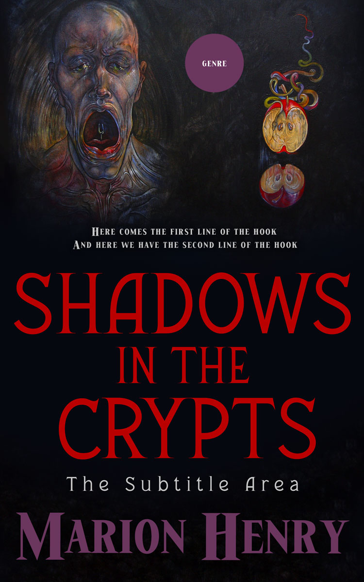 2D view of Premade Horror Book Cover - Woodsmoke