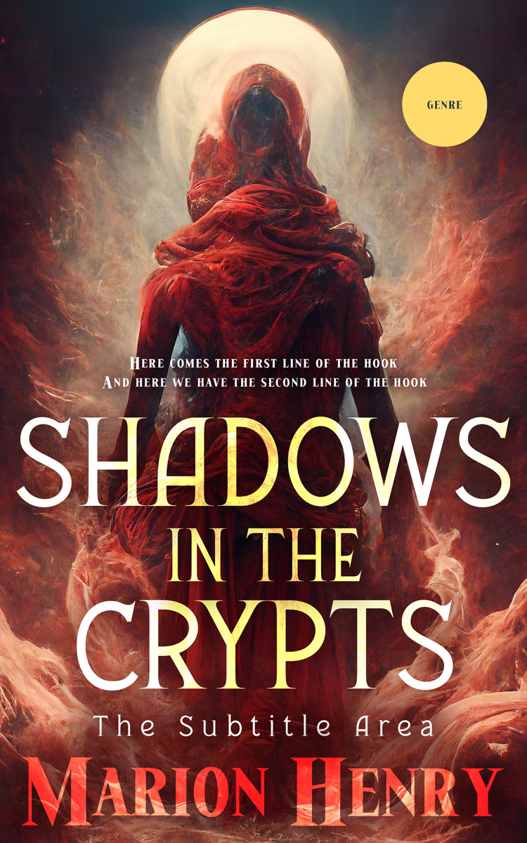 2D view of Crater Brown #13773 - Premade Apocalyptica Book Cover