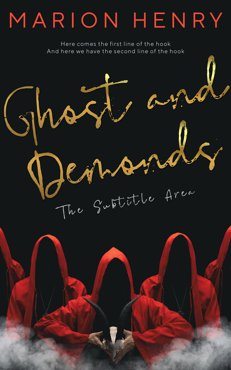 2D view of Cod Gray #13780 - Premade Horror Book Cover