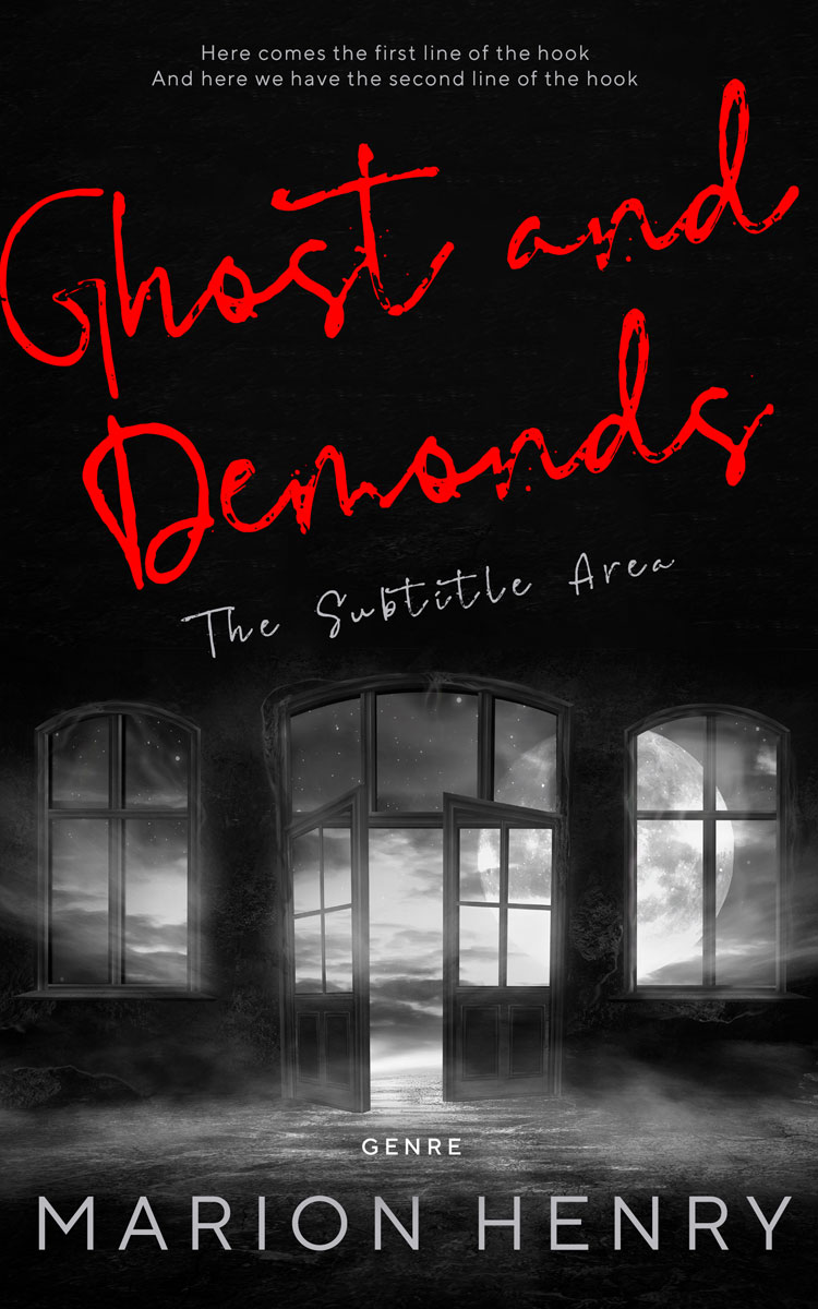 2D view of Cod Gray #13781 - Premade Horror Book Cover