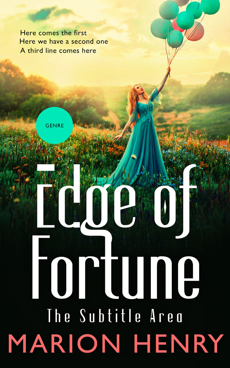 2D view of Premade Fantasy Book Cover - Hunter Green