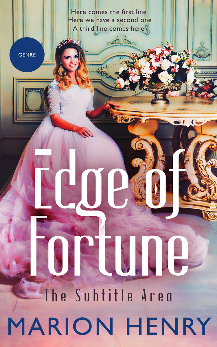 2D view of Premade Chick Lit Book Cover - Thatch