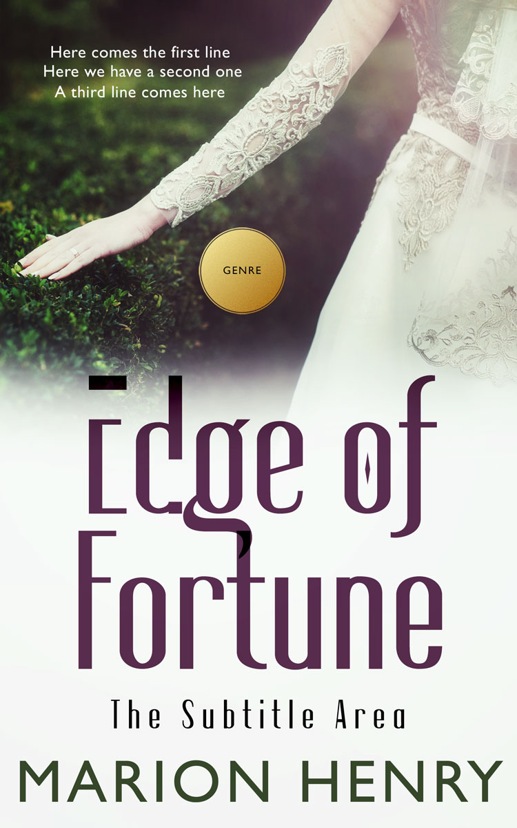 2D view of Green White #13804 - Premade Romance Book Cover