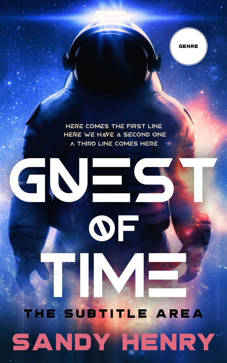 2D view of Careys Pink #13805 - Premade Science Fiction Book Cover