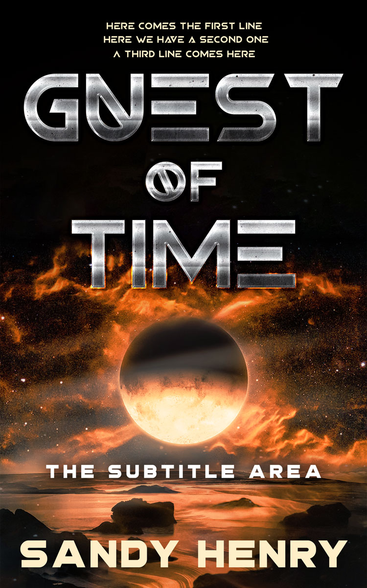 2D view of Whiskey #13806 - Premade Science Fiction Book Cover