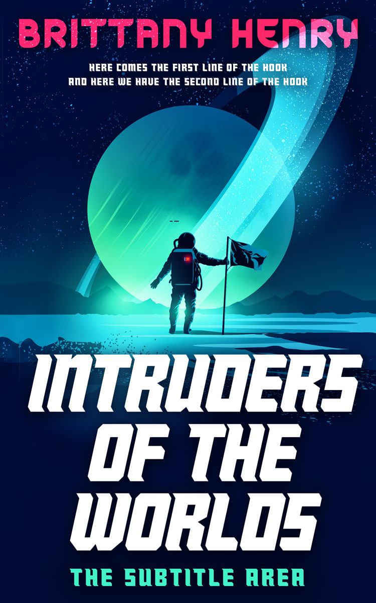 2D view of Deep Cove #13827 - Premade Science Fiction Book Cover