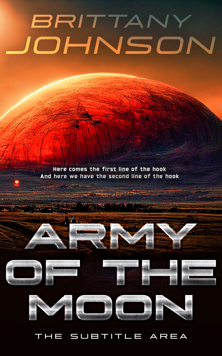 2D view of Terracotta #13835 - Premade Science Fiction Book Cover